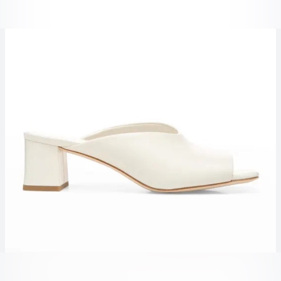 Vince Elizabeth Leather Mule Sandals Sz 6.5M - Picture 1 of 6